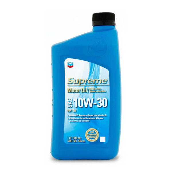 CHEVRON SUPREME MOTOR OIL - 12/1QT (CASE)