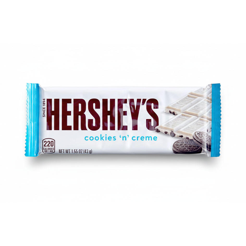HERSHEY'S COOKIES N CREAM CHOCOLATE HERSHEY'S COOKIES N CREAM CHOCOLATE - Image 1