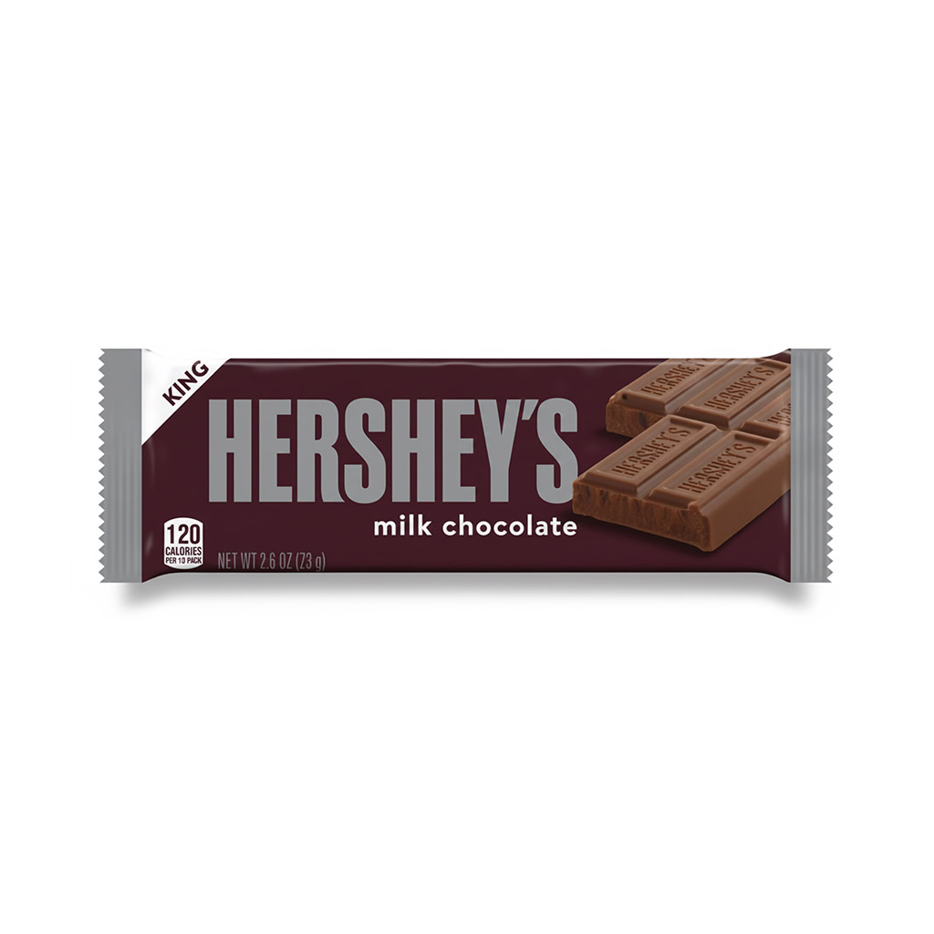 HERSHEY’S MILK CHOCOLATE KING SIZE HERSHEY’S MILK CHOCOLATE KING SIZE