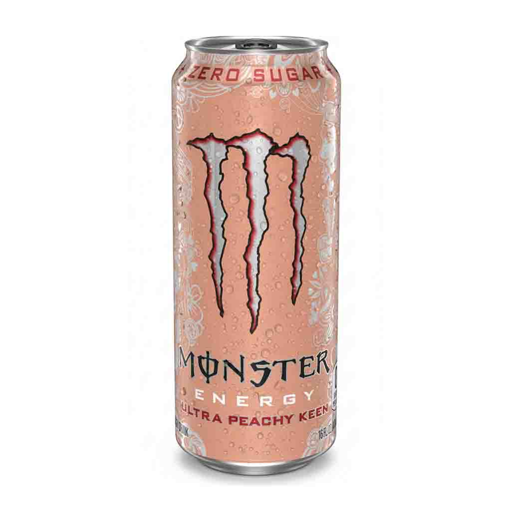 Monter Peach MONSTER - 24/16oz (CASE) - Image 1