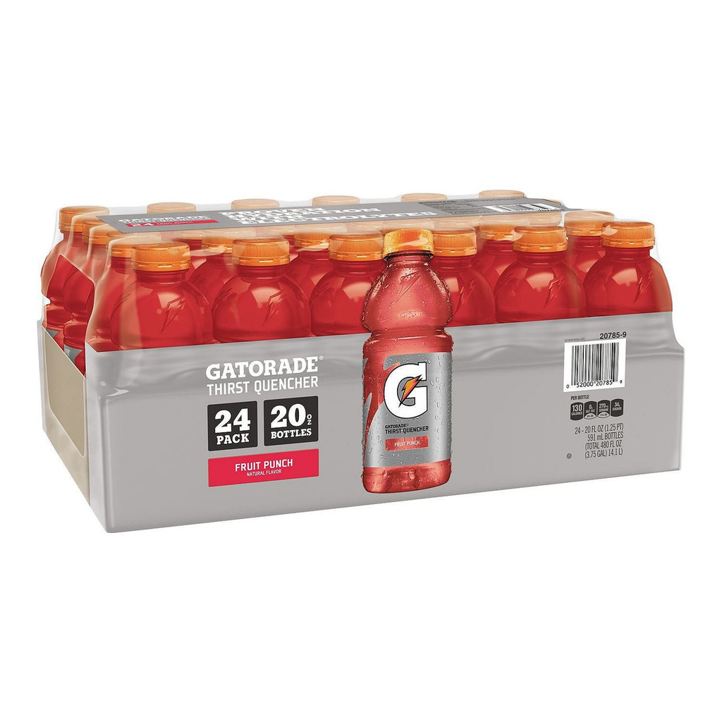 Gatorade Fruit Punch Thirst Quencher – 8 Pack Bottles Gatorade Fruit Punch Thirst Quencher – 8 Pack Bottles