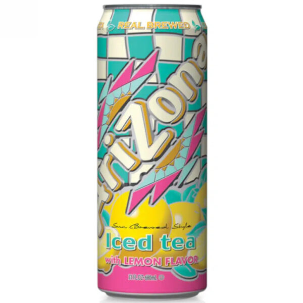 AriZona Sun Brewed Style Lemon Flavor Iced Tea 23 Fl Oz