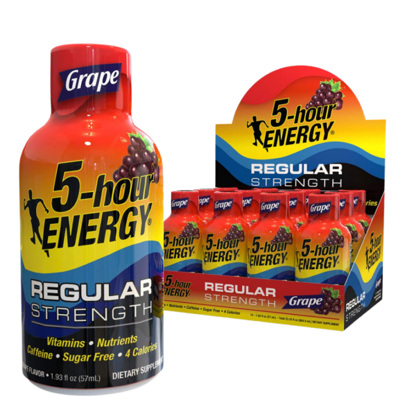 5 Hour Energy 5-hour Shot, Regular Strength, Grape, 1.93 Ounce