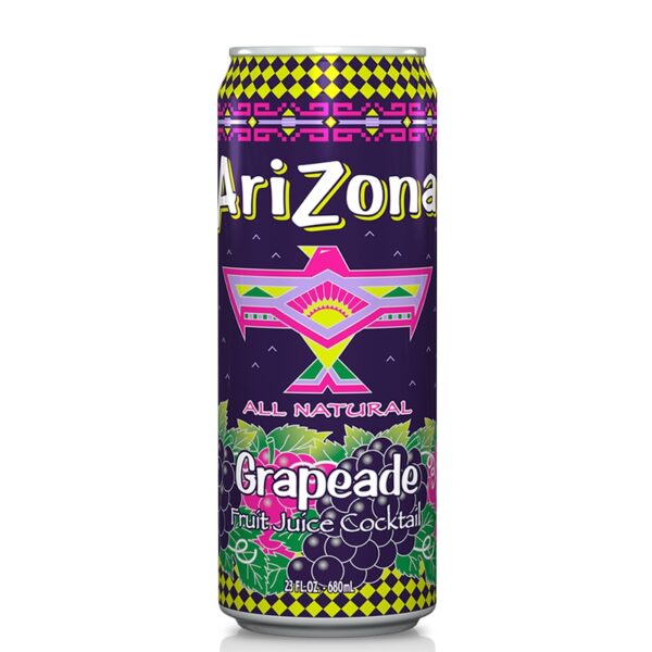 AriZona Grapeade Fruit Juice Cocktail 680 Ml