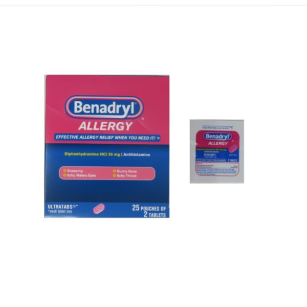 Benadryl Allergy Relief 2pc-25pk