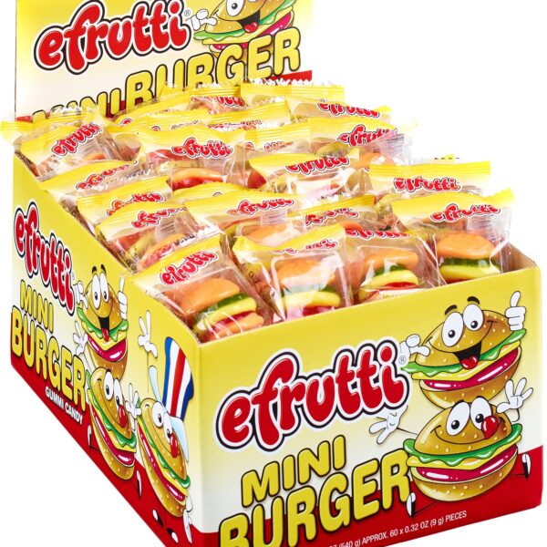 Efrutti Gummy Burgers – Mini Gummi Burger