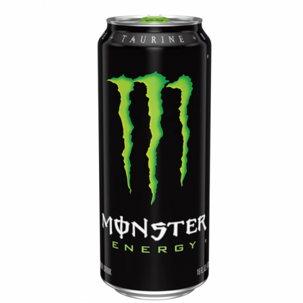 Monster Energy Drink, Original Flavor, 16 Ounce Can, Model 181016
