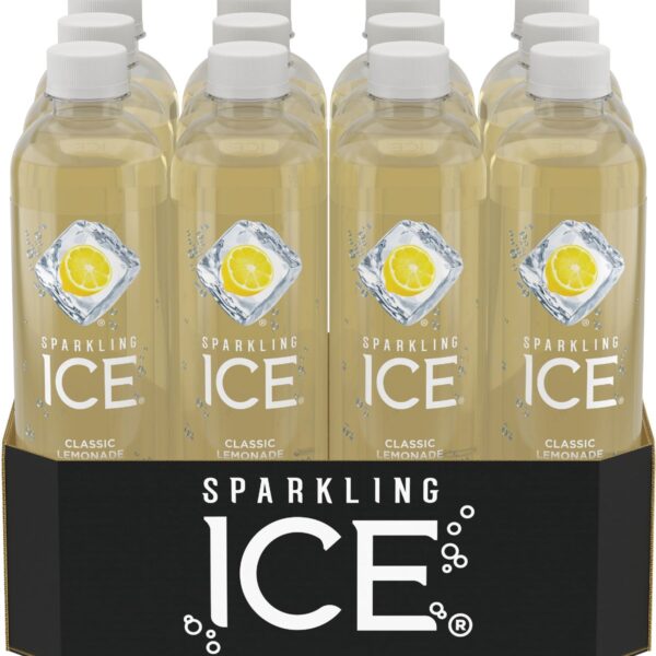 Sparkling Ice Water, Zero Sugar, Classic Lemonade 17 Fl Oz