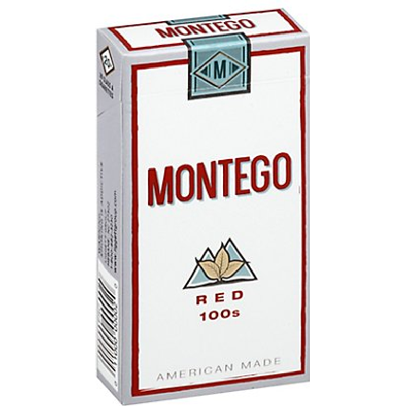 Montego Cigarettes, Class A, Red 100s Montego Cigarettes, Class A, Red 100s - Image 1