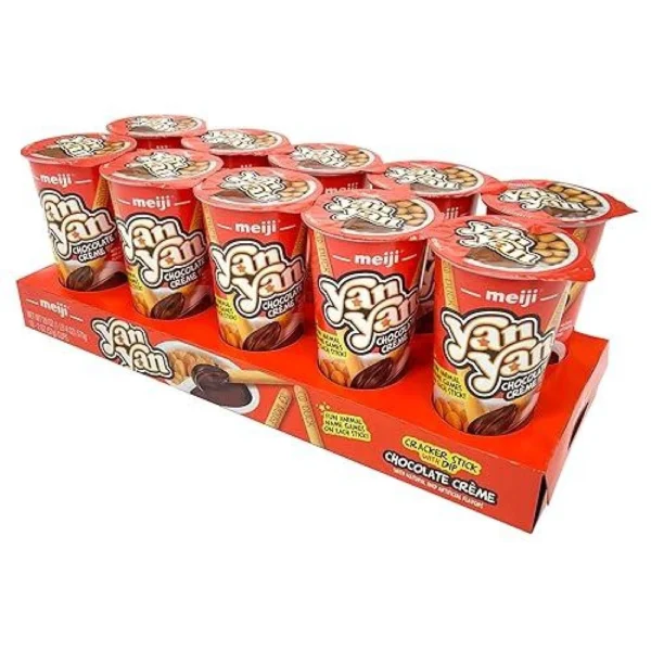 Meiji Yan Yan, Biscuit Sticks, Chocolate Meiji Yan Yan, Biscuit Sticks, Chocolate