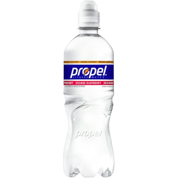 Propel Electrolyte Water Beverage, Orange Raspberry 20 Fl Oz