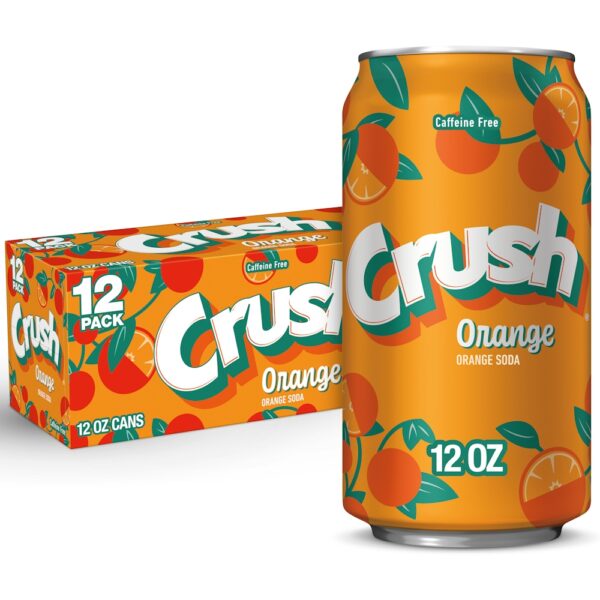 Crush Orange Soda - 12pk/12 Fl Oz Cans