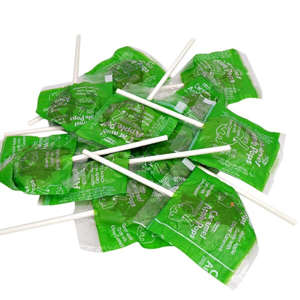 Tootsie Roll Caramel Apple Pops, 0.63 Ounce — 48 Per Box