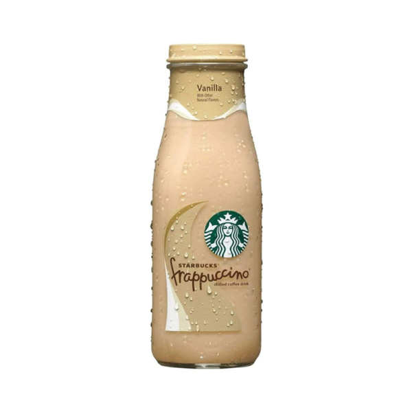 Starbucks Frappuccino Vanilla Chilled Coffee Drink - 13.7 Fl Oz Glass Bottle