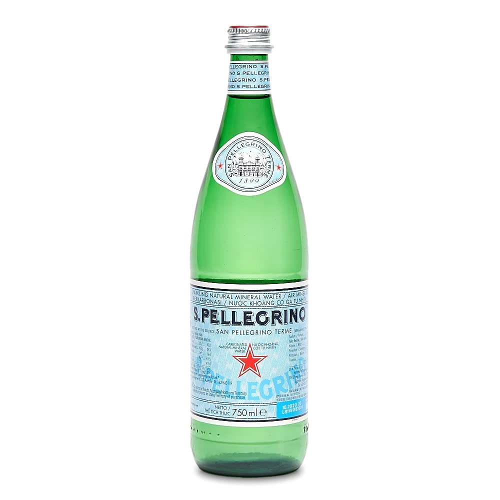 S.Pellegrino Sparkling Natural Mineral Water, 25.3 Fl Oz. Glass Bottle S.Pellegrino Sparkling Natural Mineral Water, 25.3 Fl Oz. Glass Bottle