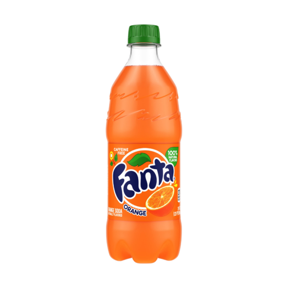 Fanta Orange Soda Soft Drink, 20 Fl Oz Bottle