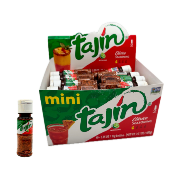 Tajin Mini Clasico Seasoning 40 Pieces Display, 14.1 Oz