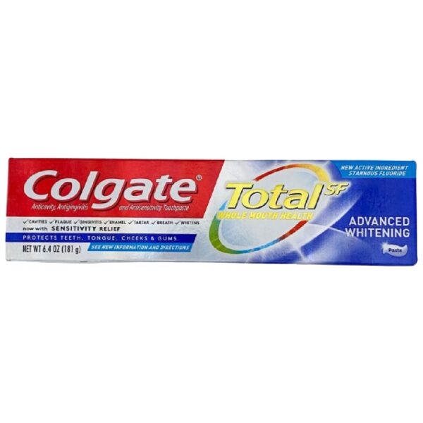Colgate Total Advanced Whitening Toothpaste, 6.4 Oz