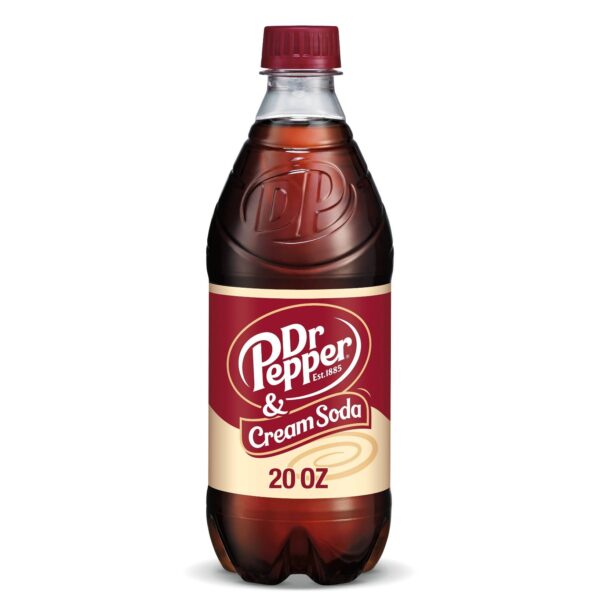 Dr Pepper Cream Soda - 20 Fl Oz Bottle