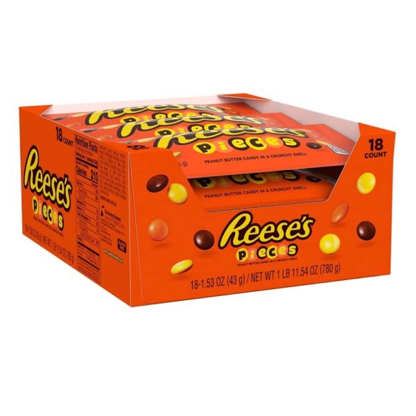 Reese's Pieces Peanut Butter Candy - 1lb/18ct