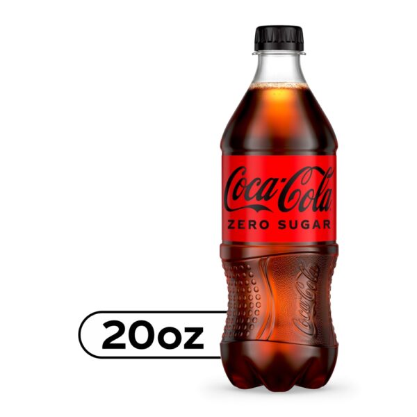 Coca-Cola Coke Zero Sugar Diet Soda Soft Drink – 20 Fl Oz