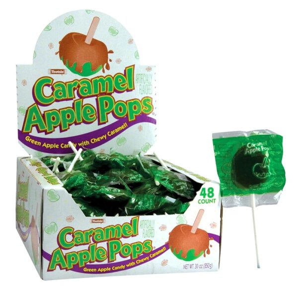 Tootsie Caramel Apple Pops 0.62 Oz Lollipop
