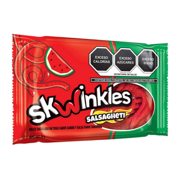 Lucas Salsagheti Hot Candy Strips Watermelon Flavor – 0.85 Oz